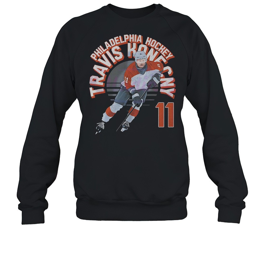 Travis Konecny 11 Philadelphia Flyers NHL Hockey Player Graphic Shirt