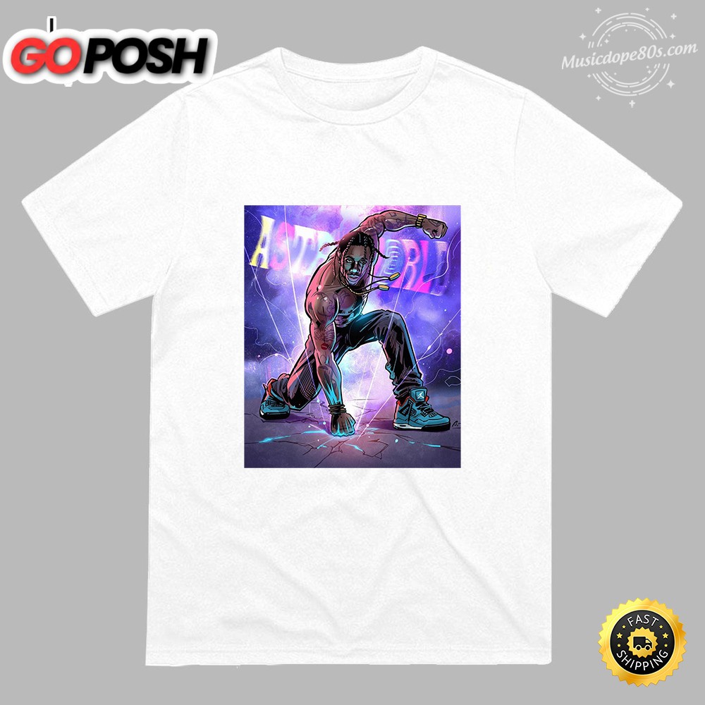 Travis Scott Astroworld Festival Unisex White T-shirt
