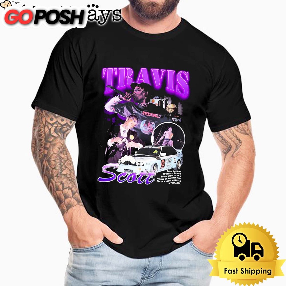 Travis Scott Vintage La Flame Unisex T-Shirt