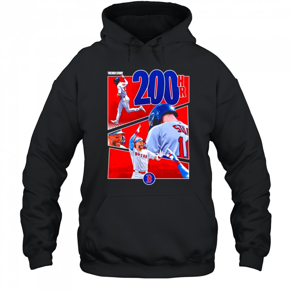 Trevor Story Boston Red Sox 200 HR shirt