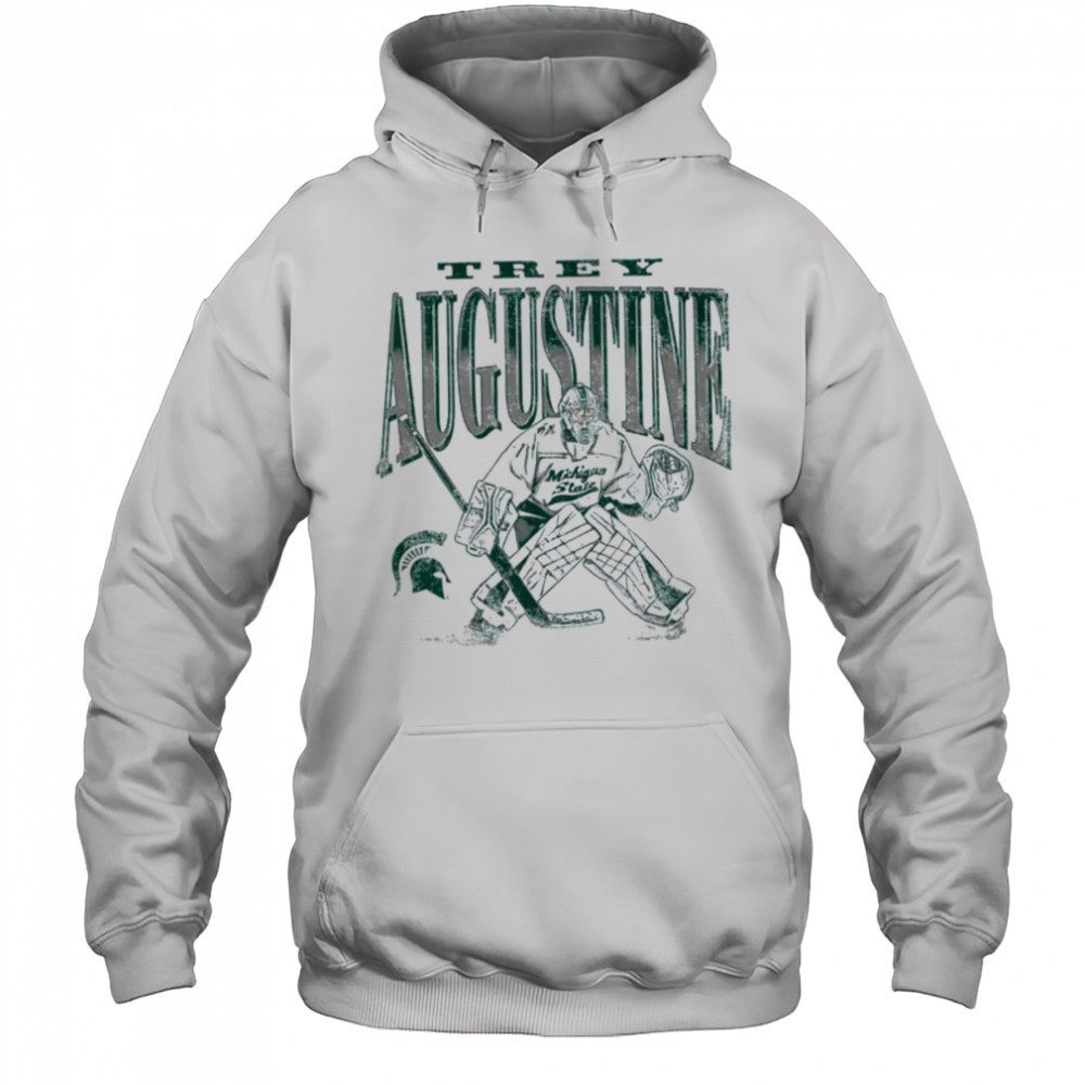 Trey Augustine Michigan State Spartans Hockey Goalie T Shirt