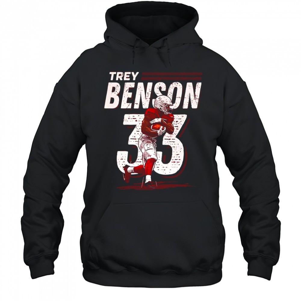 Trey Benson Arizona Cardinals baseball dash number 33 shirt