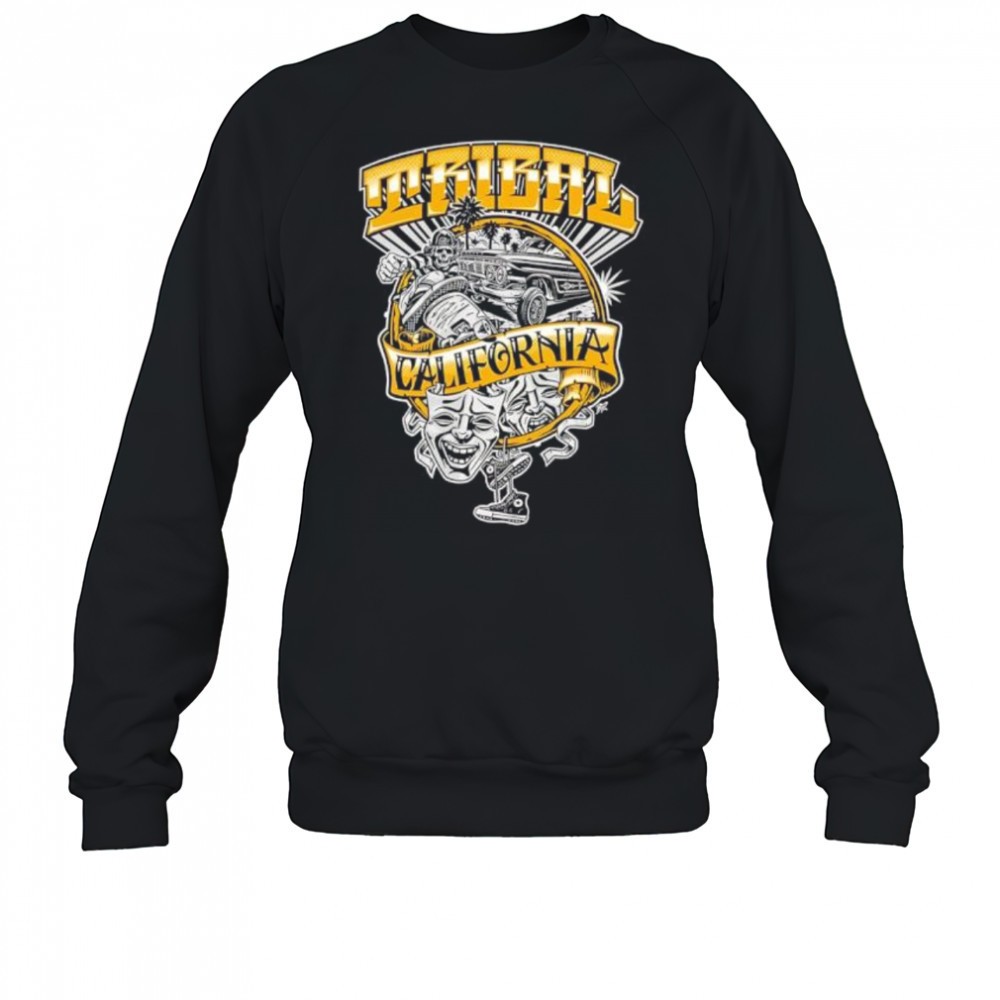 tribal-california-lowrider-car-and-masks-shirt-bqfnpjoq Tribal California Lowrider Car and Masks shirt