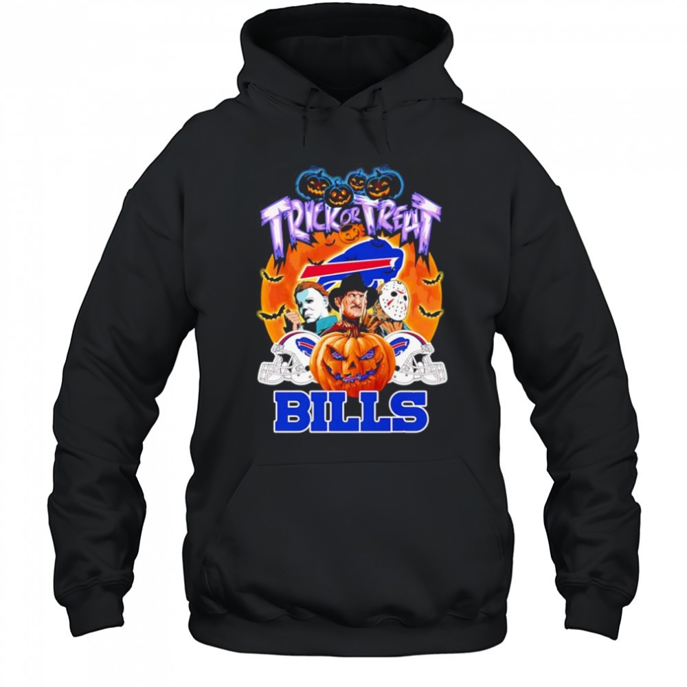 Trick or treat Buffalo Bills horror character shirt