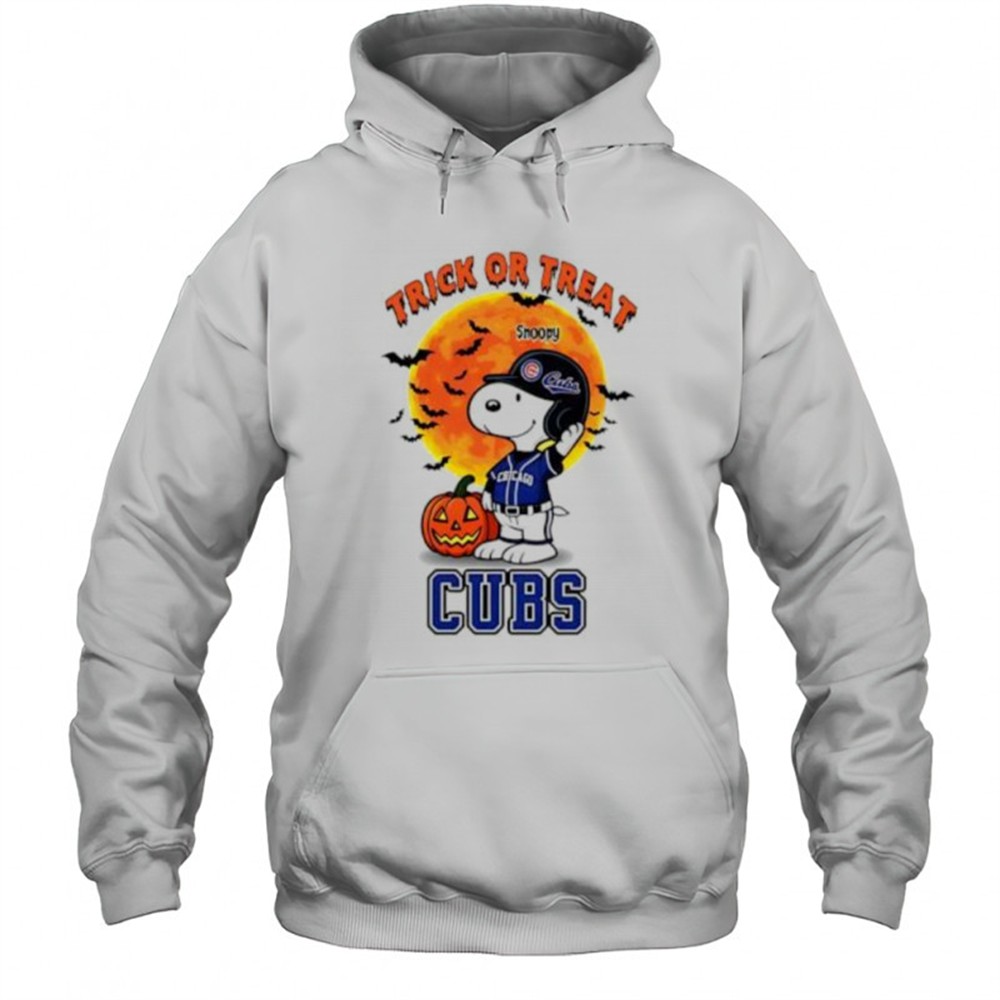 Trick or Treat Chicago Cubs Snoopy Halloween shirt
