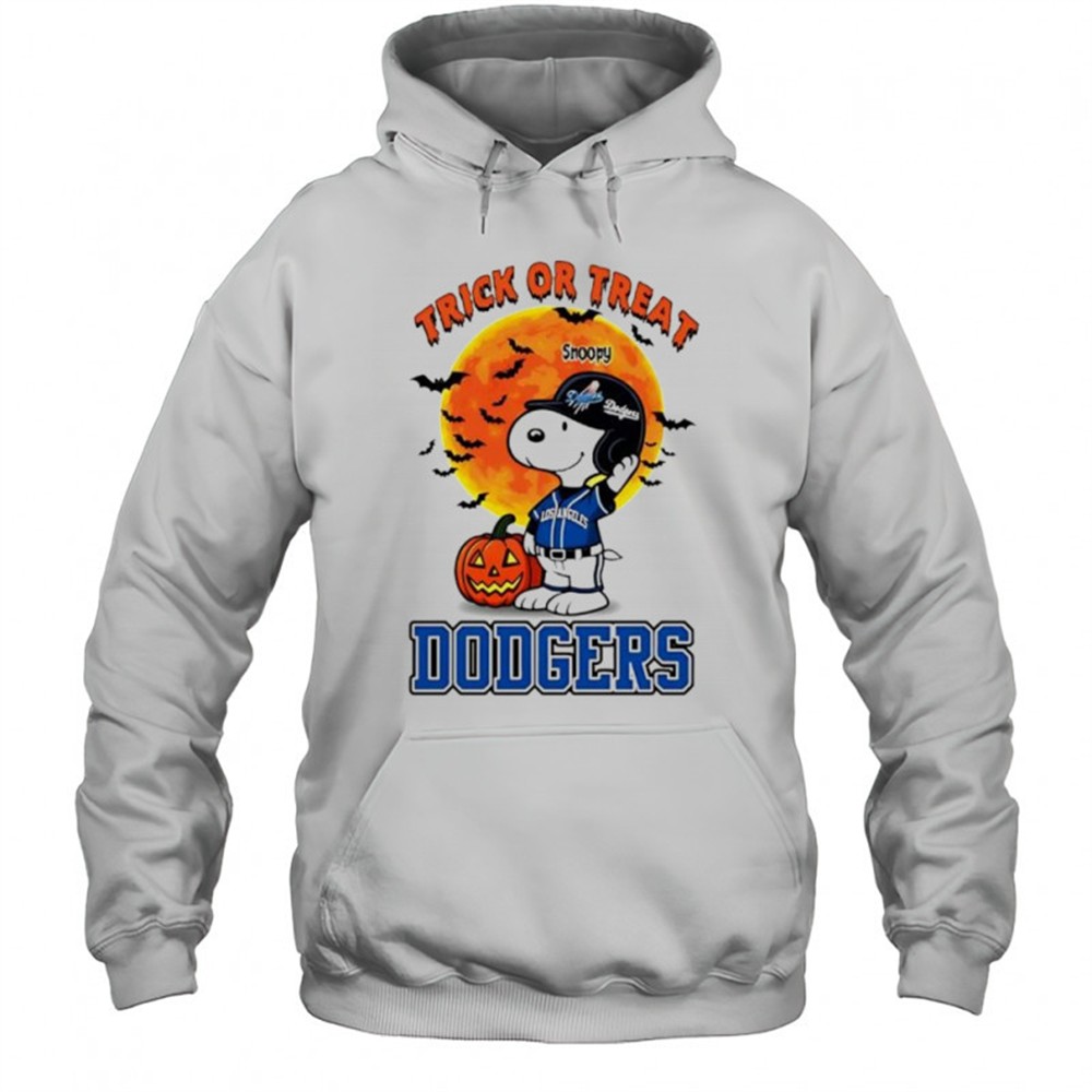 Trick or Treat Los Angeles Dodgers Snoopy Halloween shirt