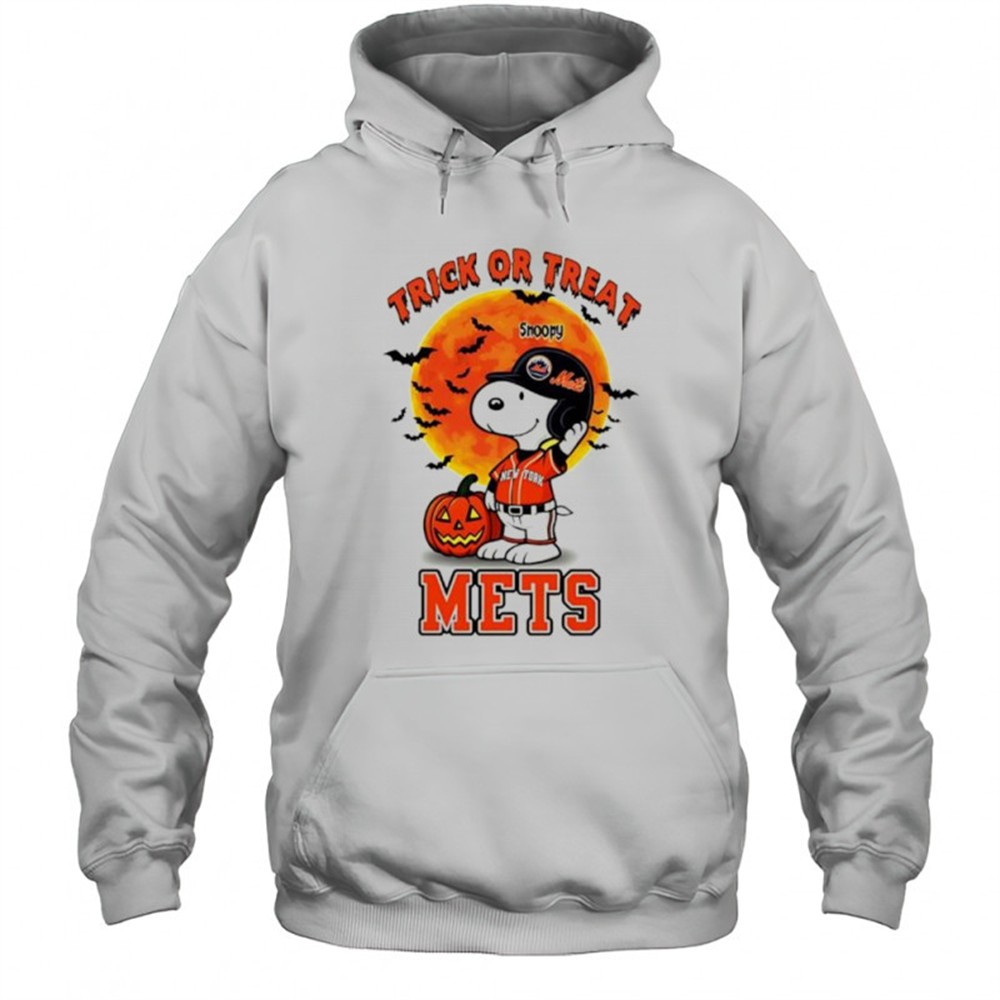 Trick or Treat New York Mets Snoopy Halloween shirt