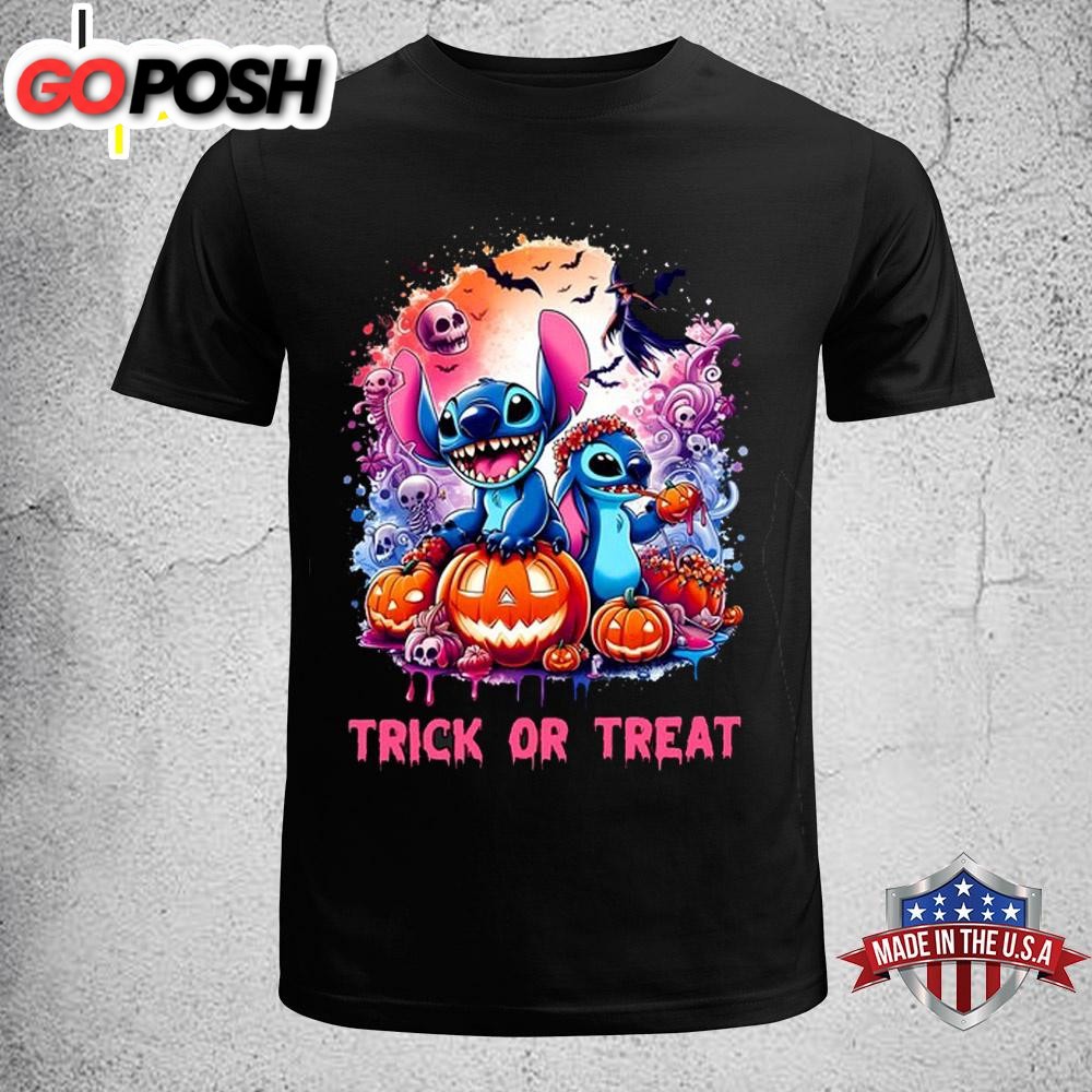 Trick or Treat Stitch Halloween Day Unisex T-Shirt