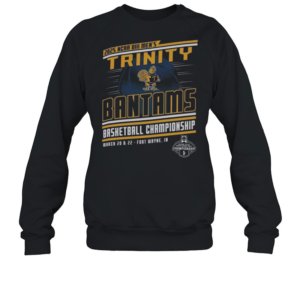 Trinity Bantams 2025 NCAA DIII Mens Basketball Championship Shirt