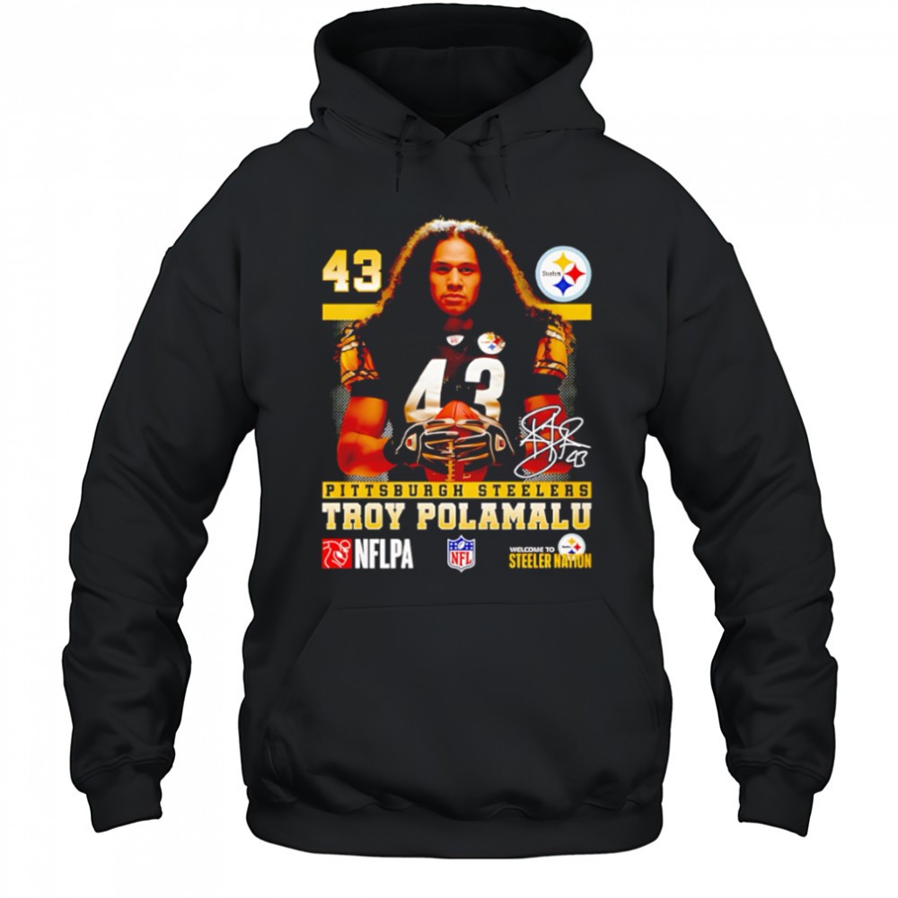 Troy Polamalu Pittsburgh Steelers Signature shirt