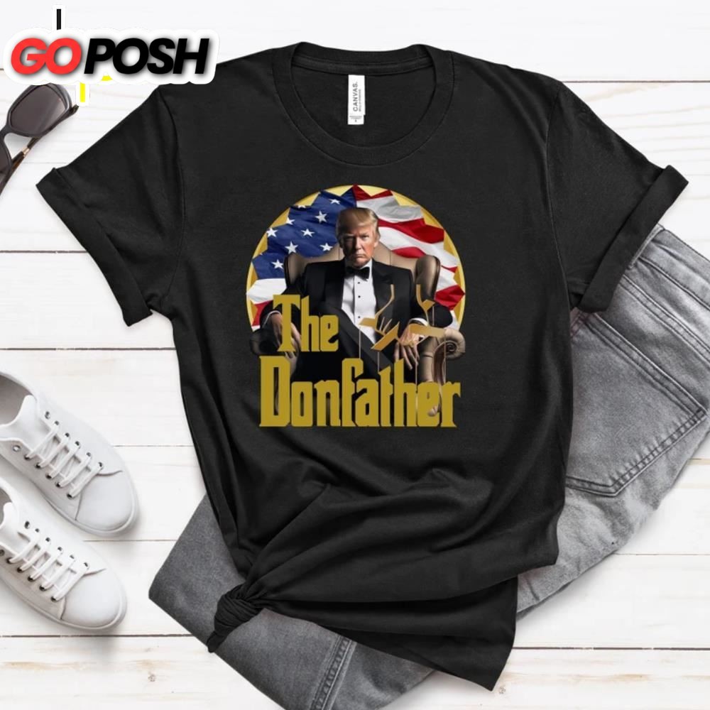 Trump 2025 The Donfather Funny Trump The Comeback Continues Gift 2025 T-shirt