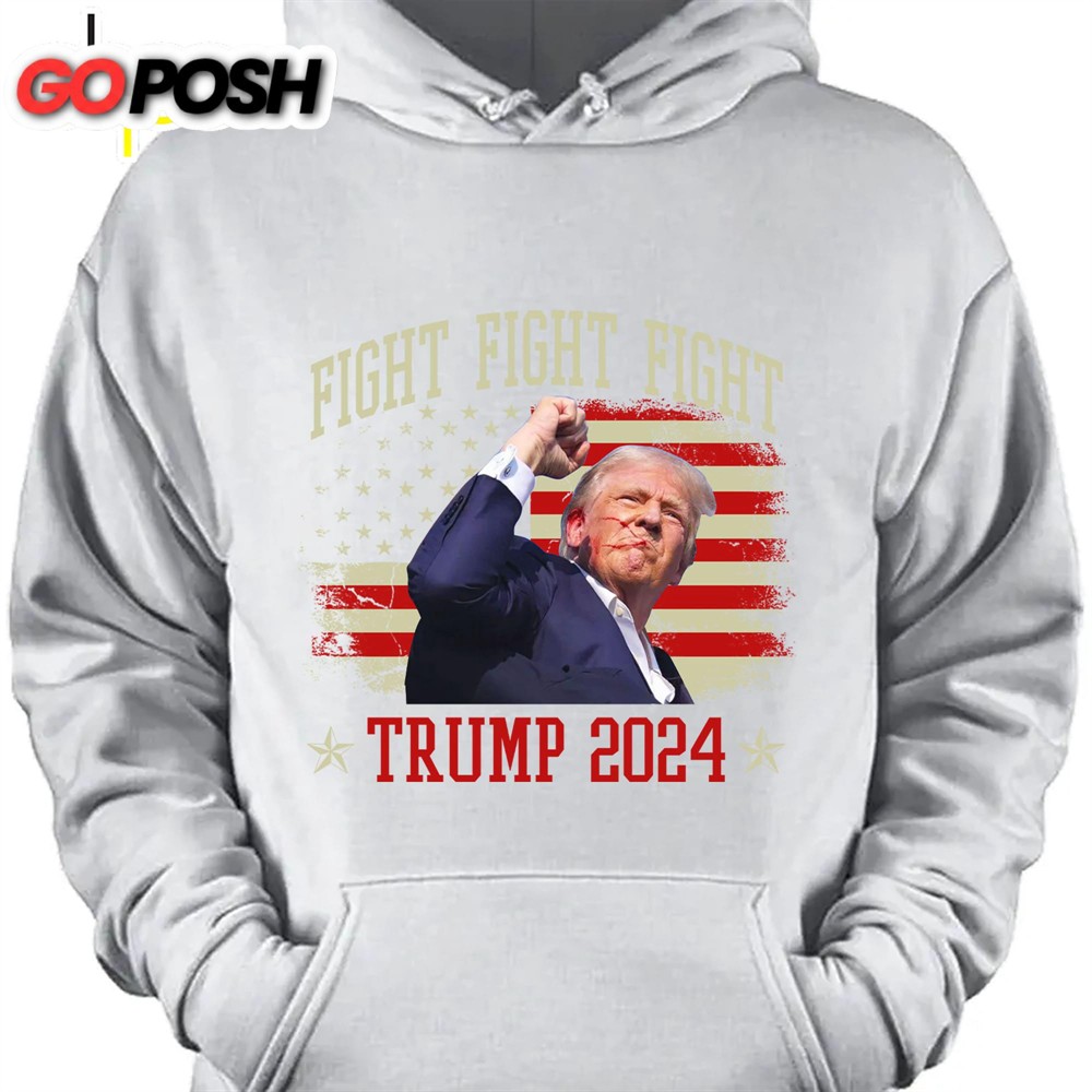 Trump Fight 2024 Shirt Pennsylvania Rally Trump Supporters Shirt Dark