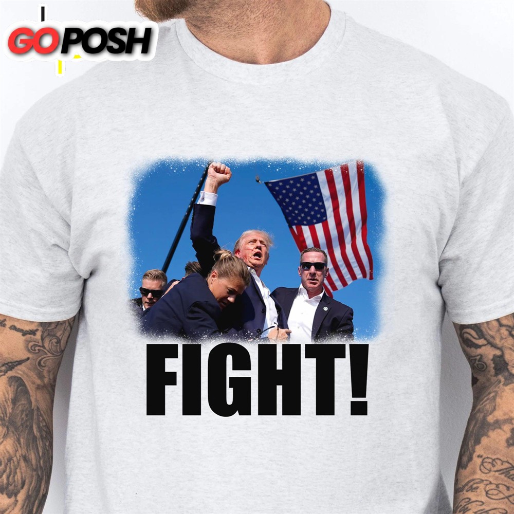 Trump Fight Shirt Donald Trump Shirt Bright