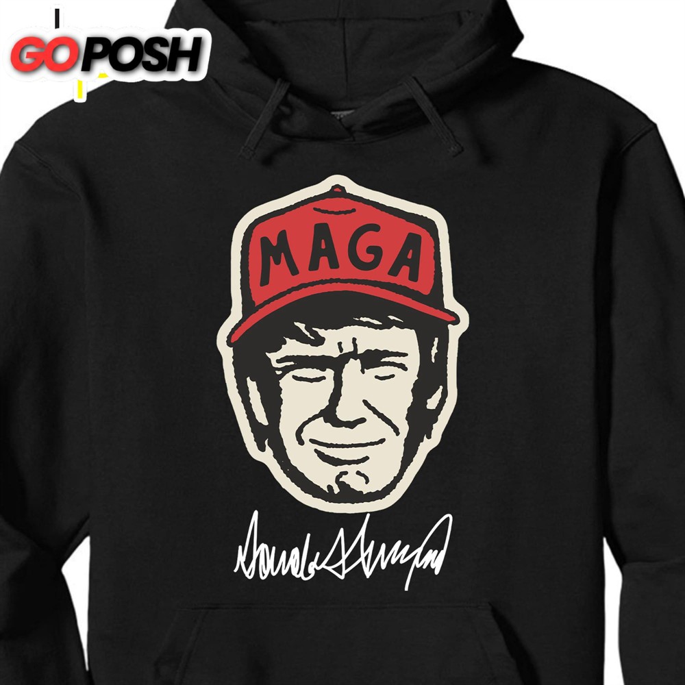 Trump MAGA Hat Cartoon Shirt Trump 2024 Shirt Trump Supporter Shirt Dark