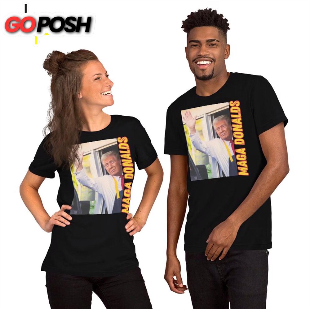 Trump McDonalds Shirt Trendy MAGA Lovin’ It Shirt Republican Shirt