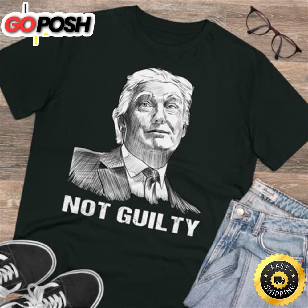 Trump Not Guilty Donald Trump Ultra Maga Anti Biden Tee New Men T-shirt