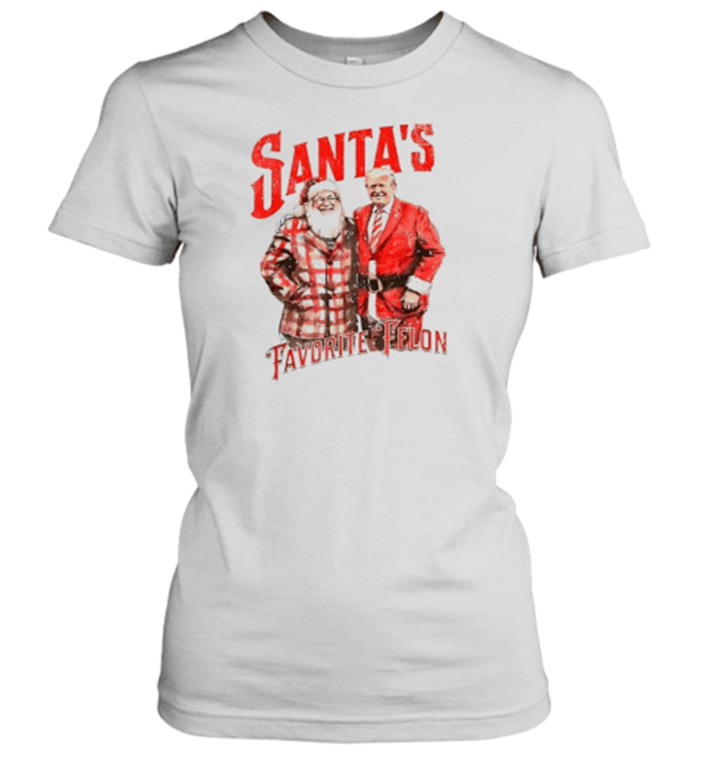 trump-santas-favorite-felon-christmas-t-shirt-d9vlum1r Trump Santa's favorite felon Christmas T-Shirt