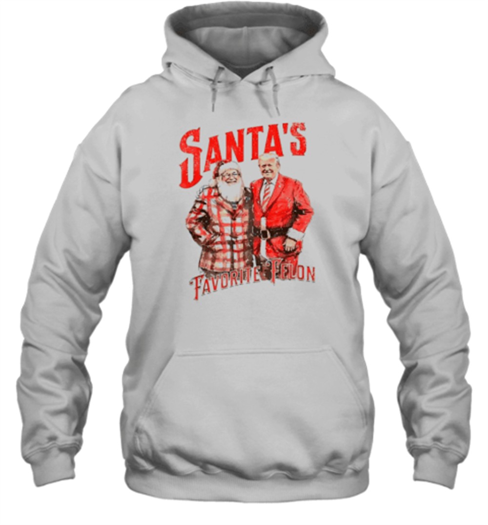 Trump Santa’s favorite felon Christmas T-Shirt
