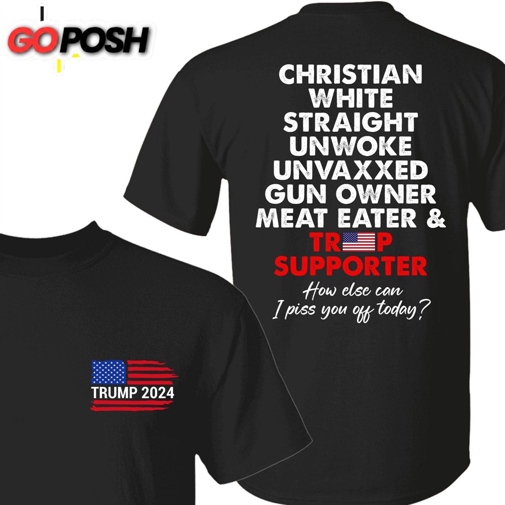 Trump Supporter Tees Donald Trump Homage Shirt Donald Trump Fan Front & Back Shirt
