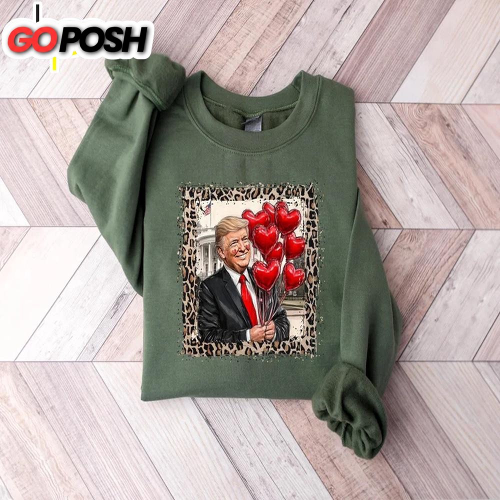 Trump Valentine Day Cute Sweatshirt For Valentine’s Day