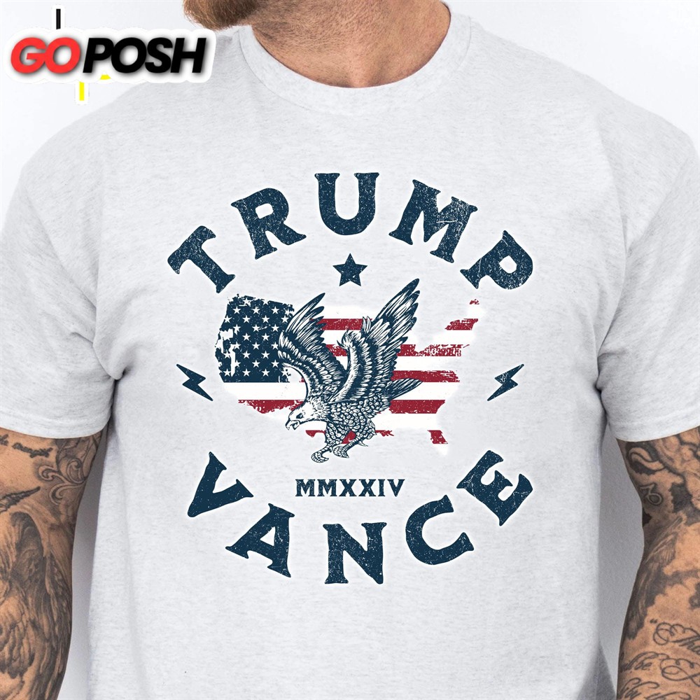 Trump Vance 2024 Shirt Republican Shirt Trump 2024 Shirt Trump Supporters Shirt Bright