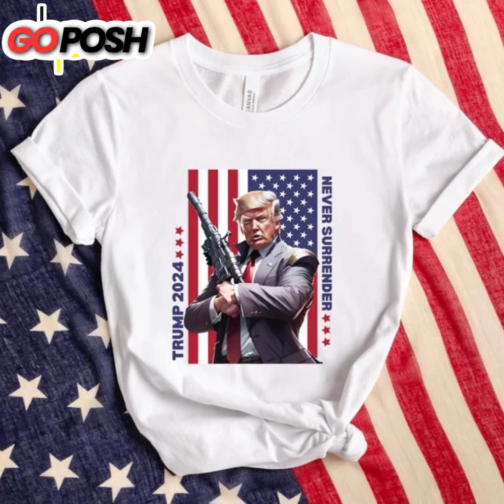 Trump With Guns President Trump 2025 T-shirt