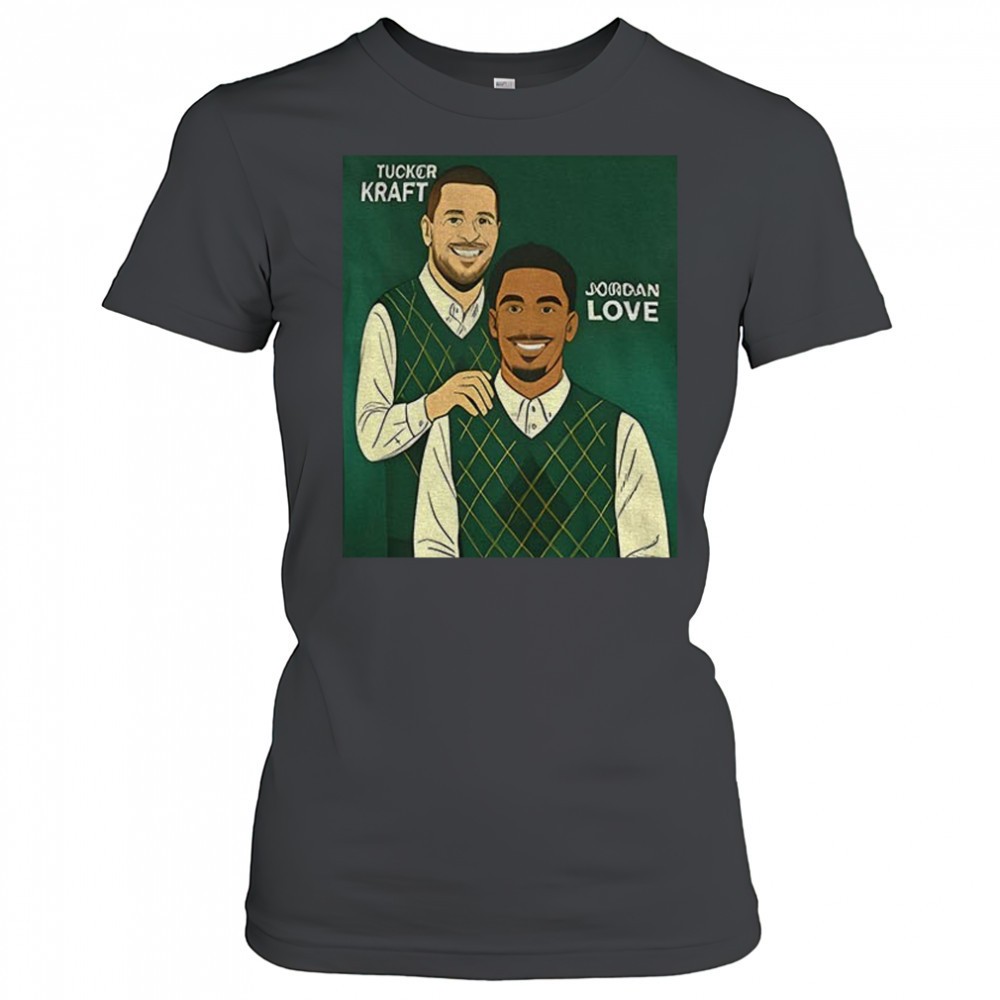 tucker-kraft-and-jordan-love-green-bay-packers-step-brother-nfl-football-cartoon-mnirdr7f Tucker Kraft and Jordan Love Green Bay Packers Step Brother NFL Football cartoon shirt