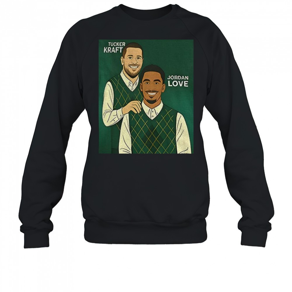 tucker-kraft-and-jordan-love-green-bay-packers-step-brother-nfl-football-cartoon-mnirdr7f Tucker Kraft and Jordan Love Green Bay Packers Step Brother NFL Football cartoon shirt