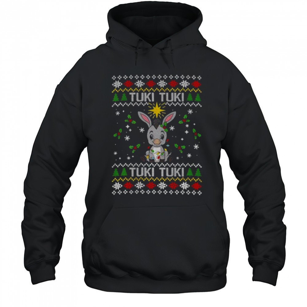Tuki Burrito Sabanero Ugly Christmas Latino Navidad Holiday shirt