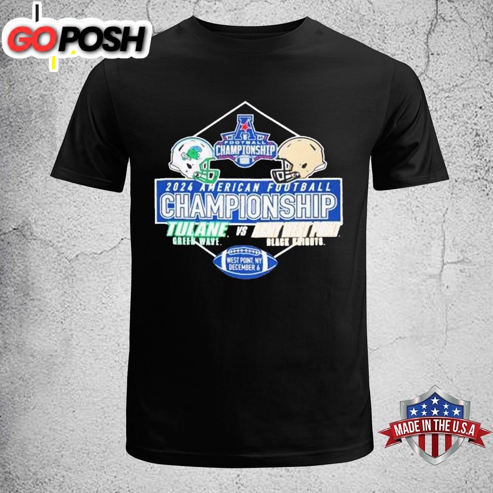 Tulane Green Wave Vs Army West Point Black Knight 2024 Championship Game Unisex T-Shirt