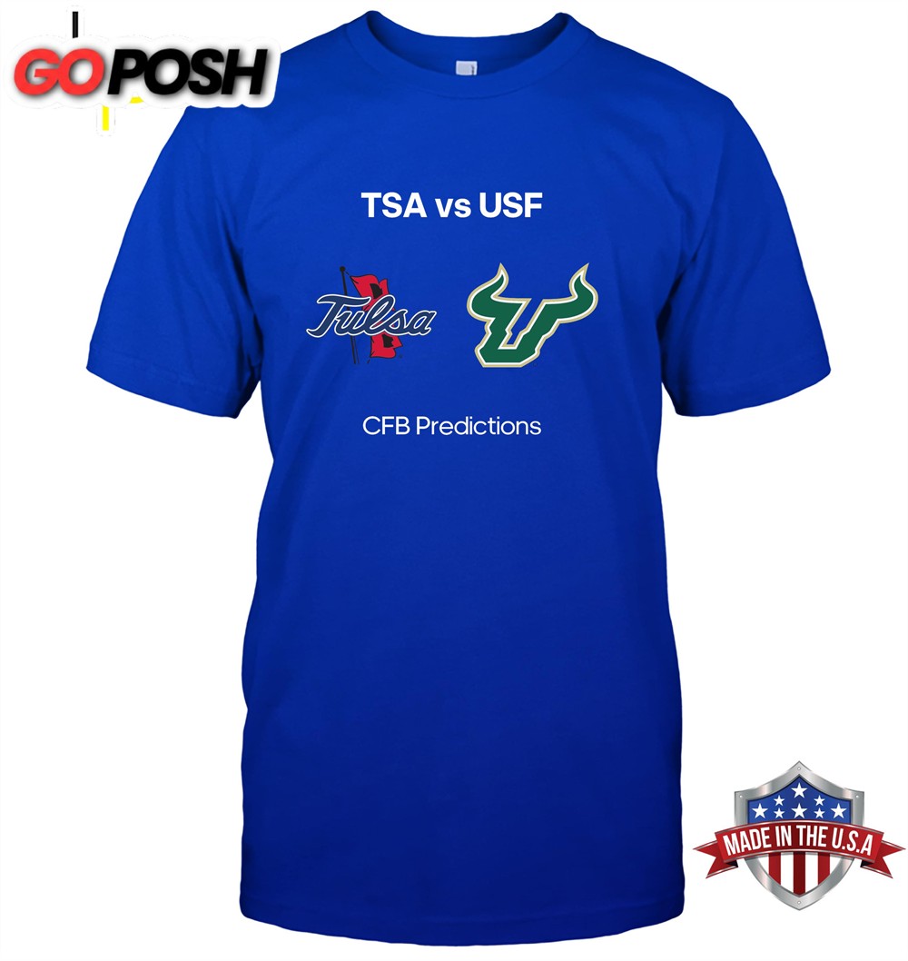 Tulsa vs. South Florida Picks & Best Bets 23rd Nov 2024 College Football Week 13 T-shirt