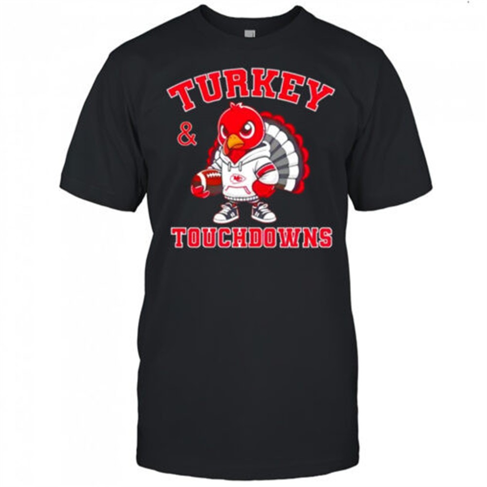 turkey-touchdowns-kansas-city-chiefs-thanksgiving-shirt-tto26kwi Turkey & Touchdowns Kansas City Chiefs Thanksgiving shirt