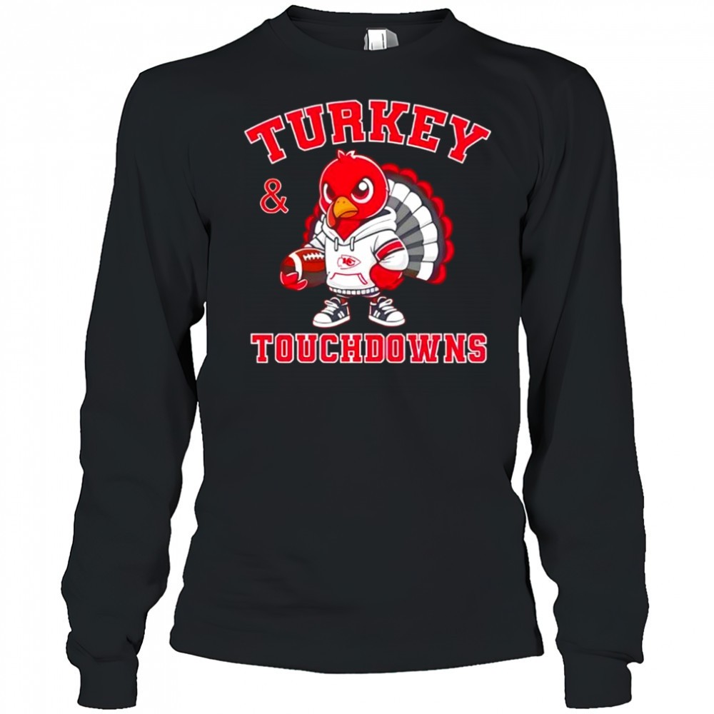 turkey-touchdowns-kansas-city-chiefs-thanksgiving-shirt-tto26kwi Turkey & Touchdowns Kansas City Chiefs Thanksgiving shirt