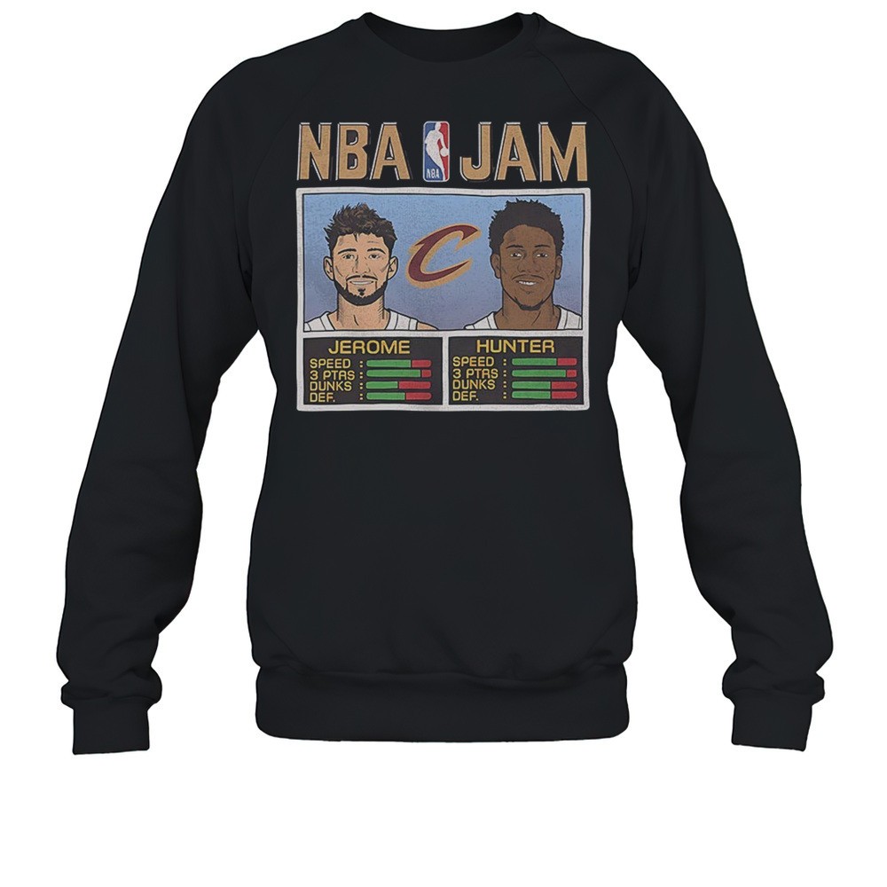 Ty Jerome And DeAndre Hunter Cleveland Cavaliers NBA Jam Shirt