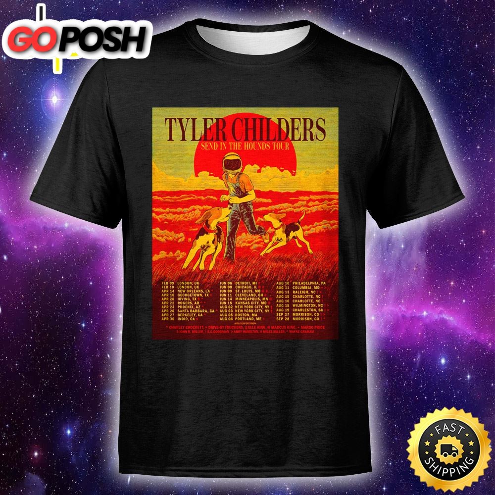 Tyler Childers Announces 2025 Tour With Charley Crockett Margo Price Drive Unisex T-Shirt