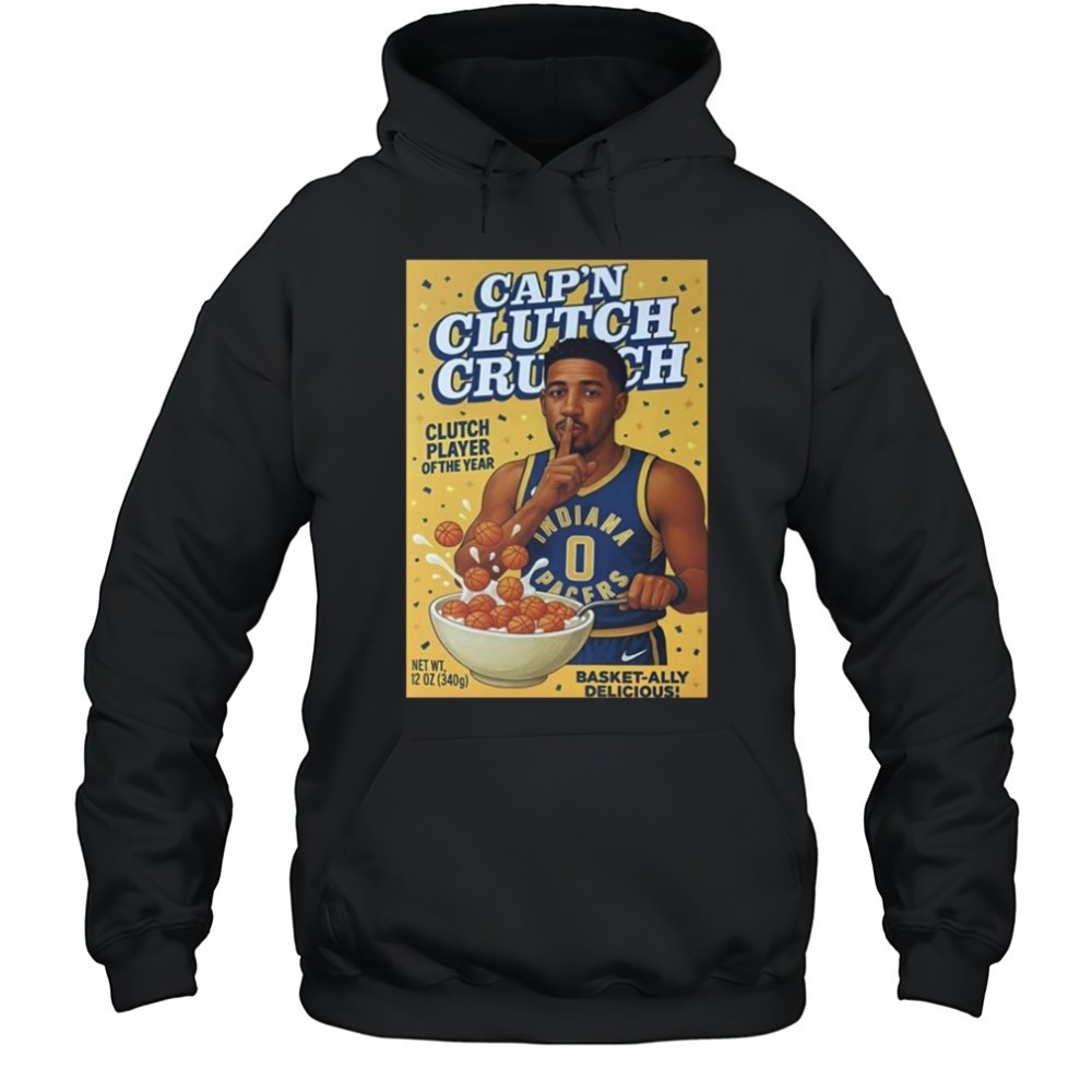 Tyrese Haliburton Caps Clutch Crunch Clutch Player Of The Year Shirt