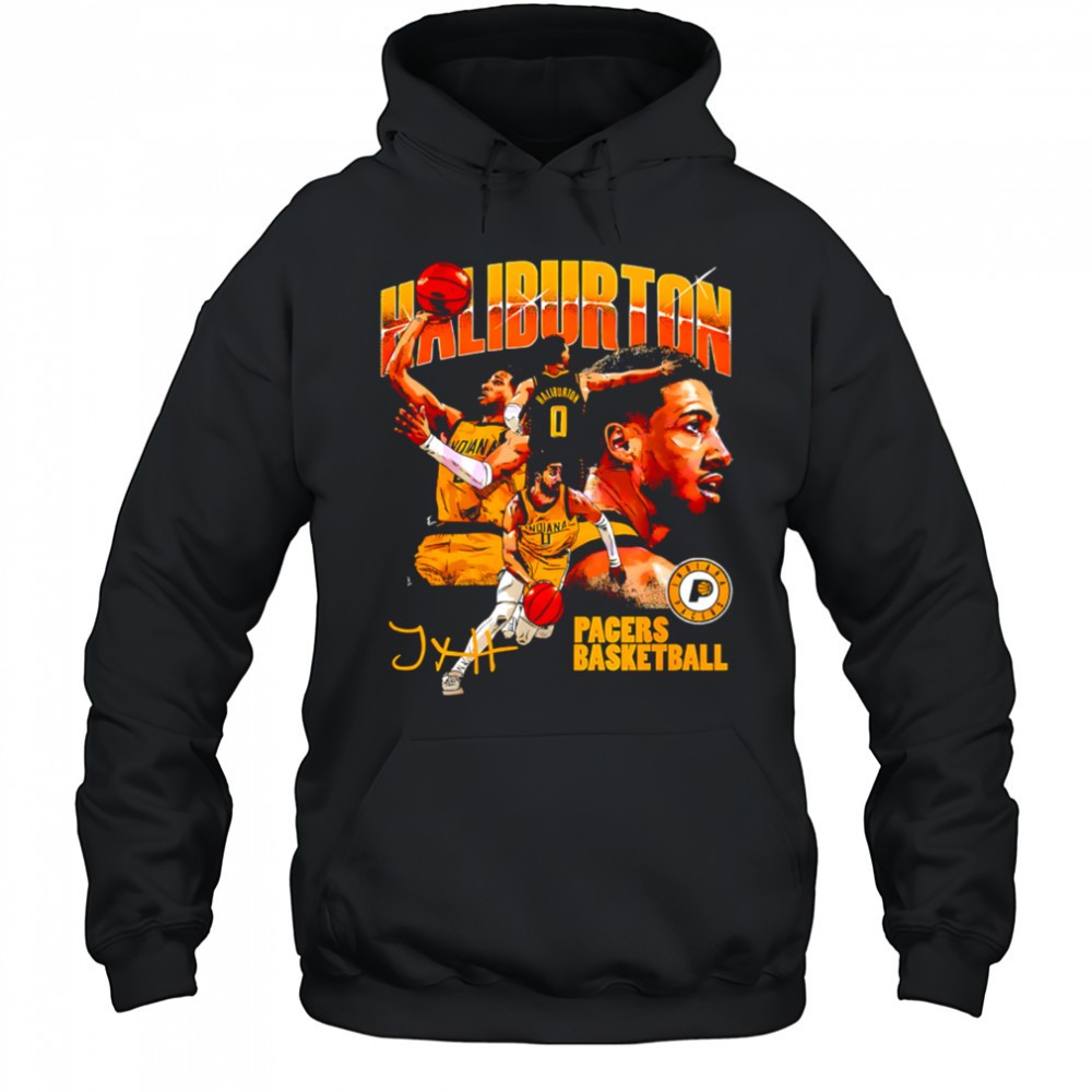 Tyrese Haliburton Indiana Pacers Basketball Collage shirt