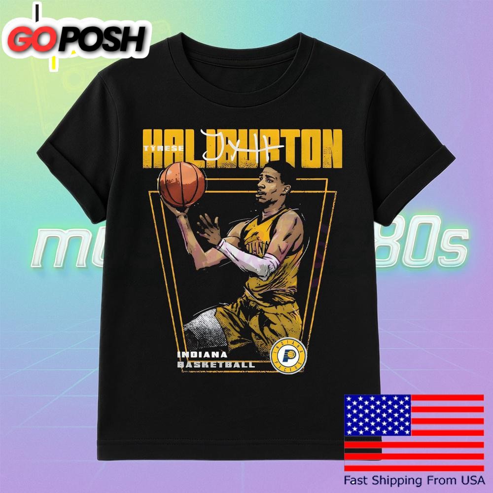 Tyrese Haliburton Indiana Pacers Basketball Premiere T Shirt