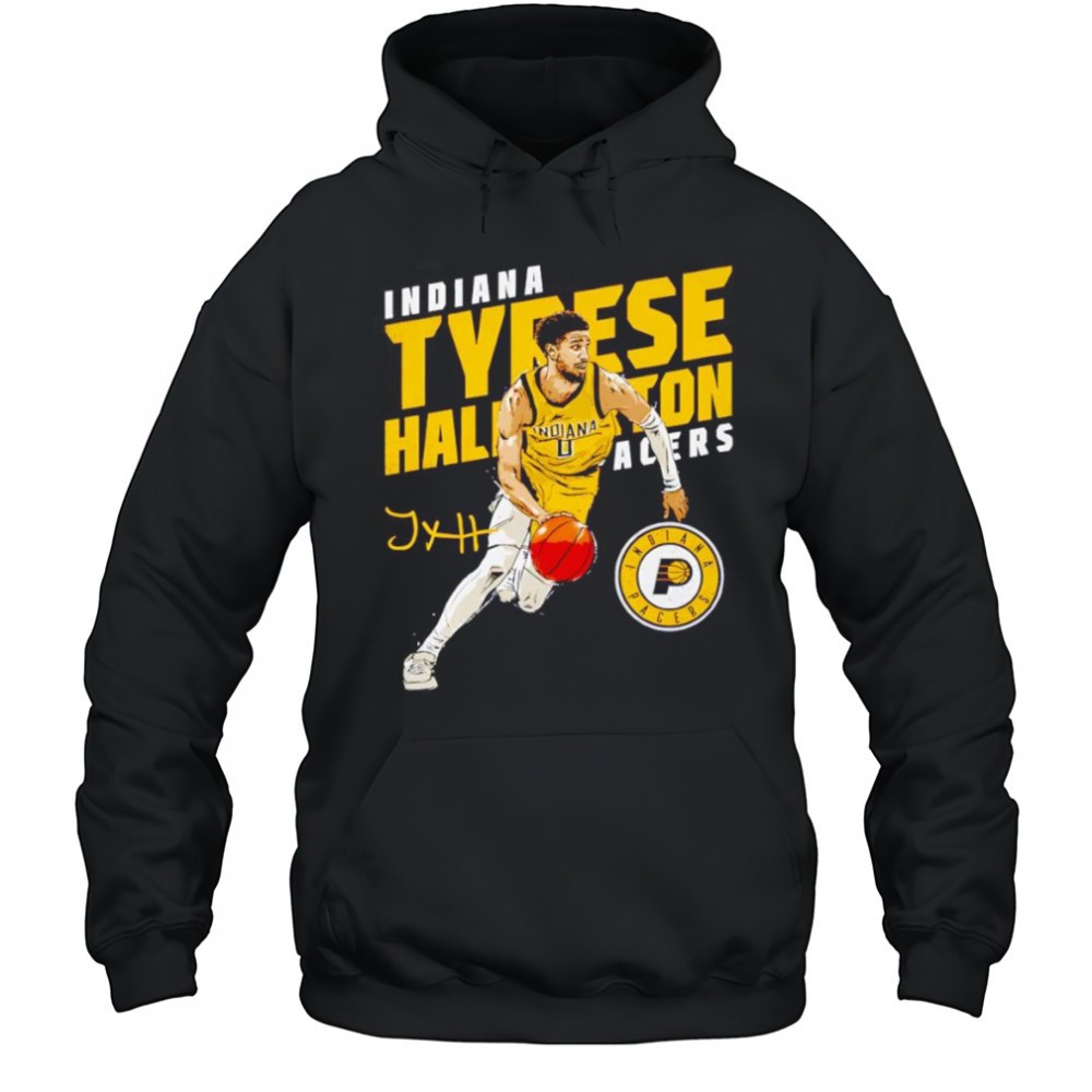Tyrese Haliburton Indiana Pacers Slant shirt