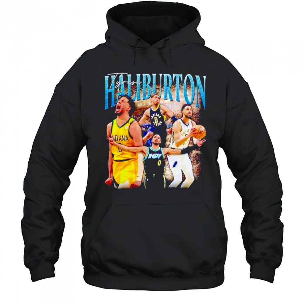 Tyrese Haliburton Indiana Pacers vintage graphic shirt