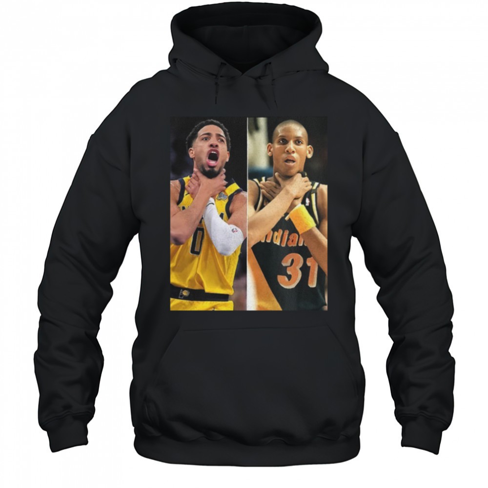 Tyrese Haliburton reggie miller Pacers overrate that choke meme shirt