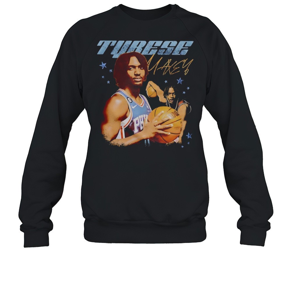 Tyrese Maxey Philadelphia 76ers Basketball Vintage Shirt