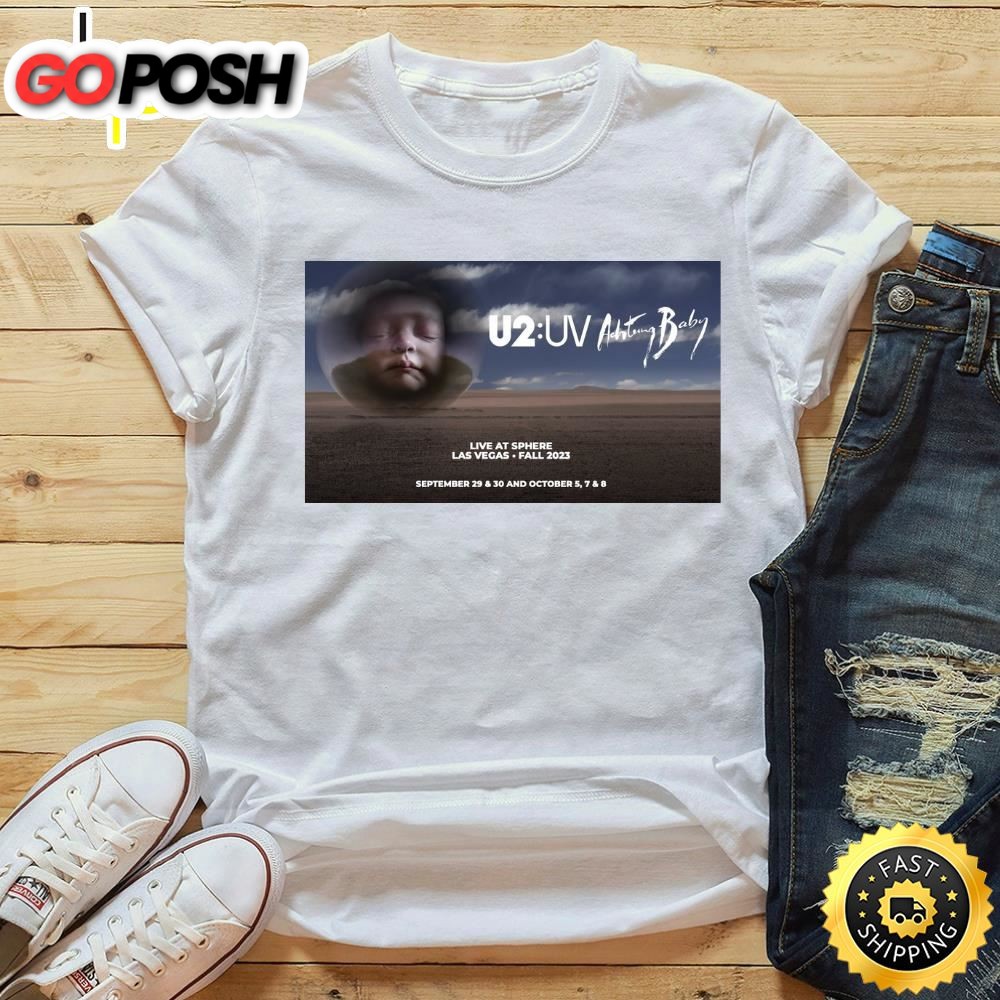 U2 Uv Achtung Baby Live At Sphere Tour 2025 Shirt