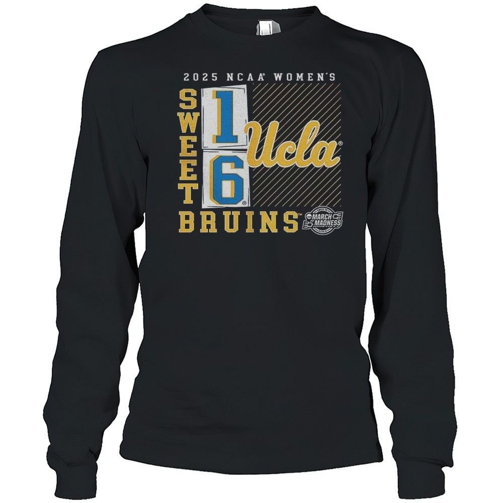 ucla-bruin-2025-ncaa-womens-basketball-tournament-march-madness-sweet-16-no-look-12x4ech4 UCLA Bruin 2025 NCAA Womens Basketball Tournament March Madness Sweet 16 No Look Pass Shirt