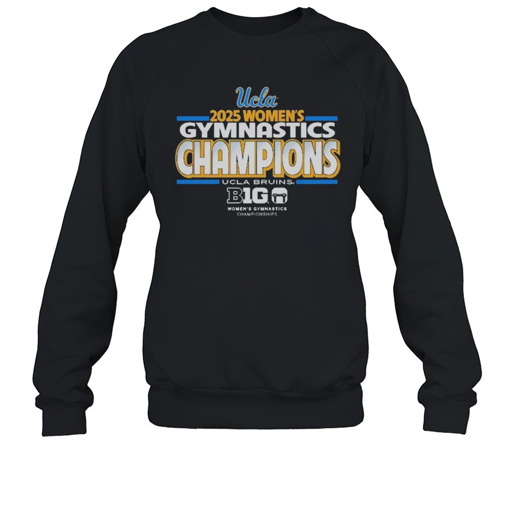 UCLA Bruins 2025 Big Ten Conference Womens Gymnastics Champions T-shirt