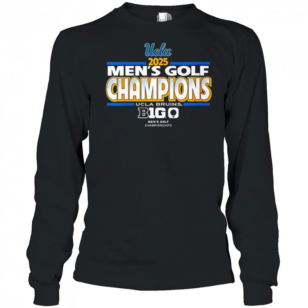 ucla-bruins-mens-golf-big-ten-champs-2025-tournament-t-shirt-iiv093ex UCLA Bruins Mens Golf Big Ten Champs 2025 Tournament T-Shirt