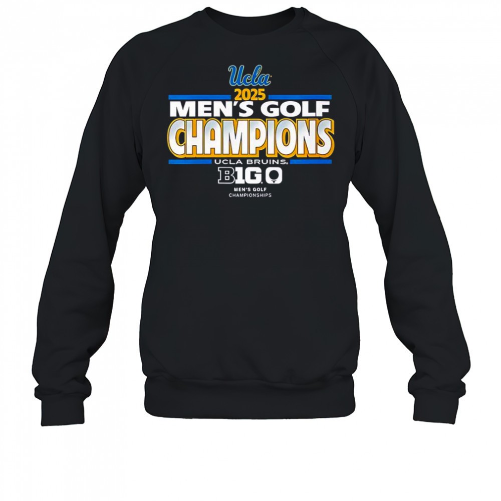 ucla-bruins-mens-golf-big-ten-champs-2025-tournament-t-shirt-iiv093ex UCLA Bruins Mens Golf Big Ten Champs 2025 Tournament T-Shirt