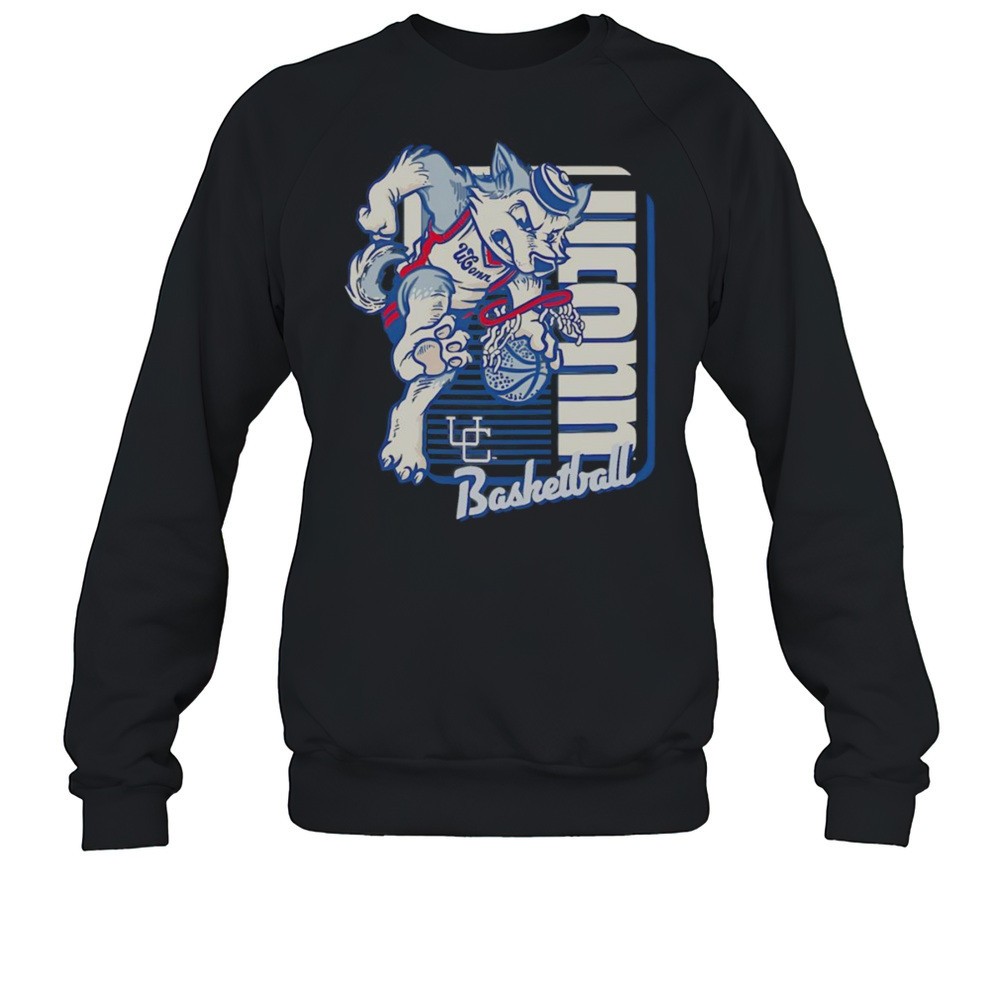 UConn Huskies Basketball Mascot Dunk Shirt