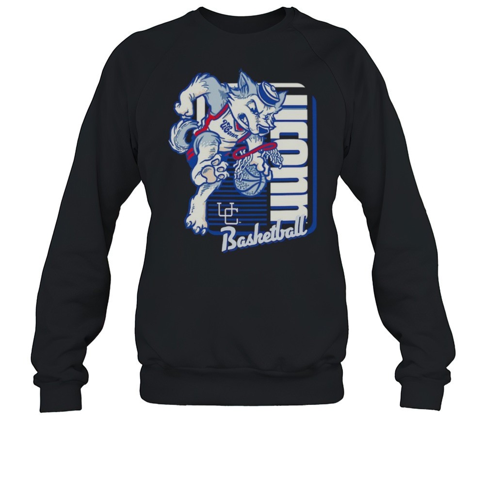 UConn Huskies Basketball Mascot Dunk Shirt
