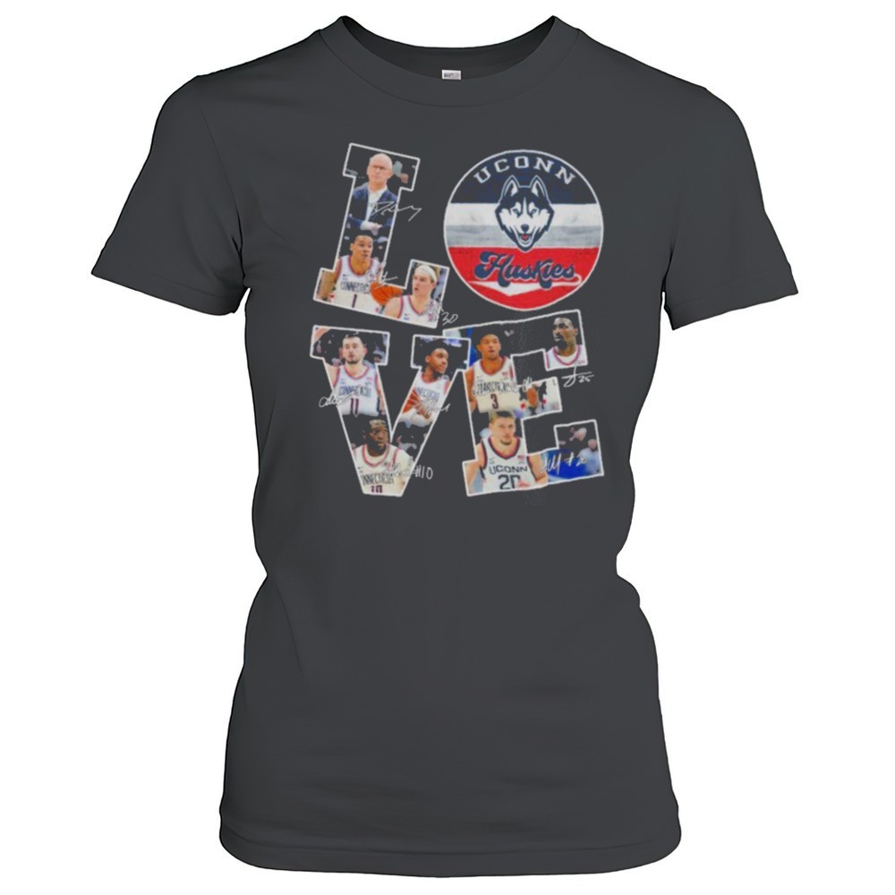 uconn-huskies-love-signatures-t-shirts-m5lbgidr Uconn Huskies Love Signatures T Shirts